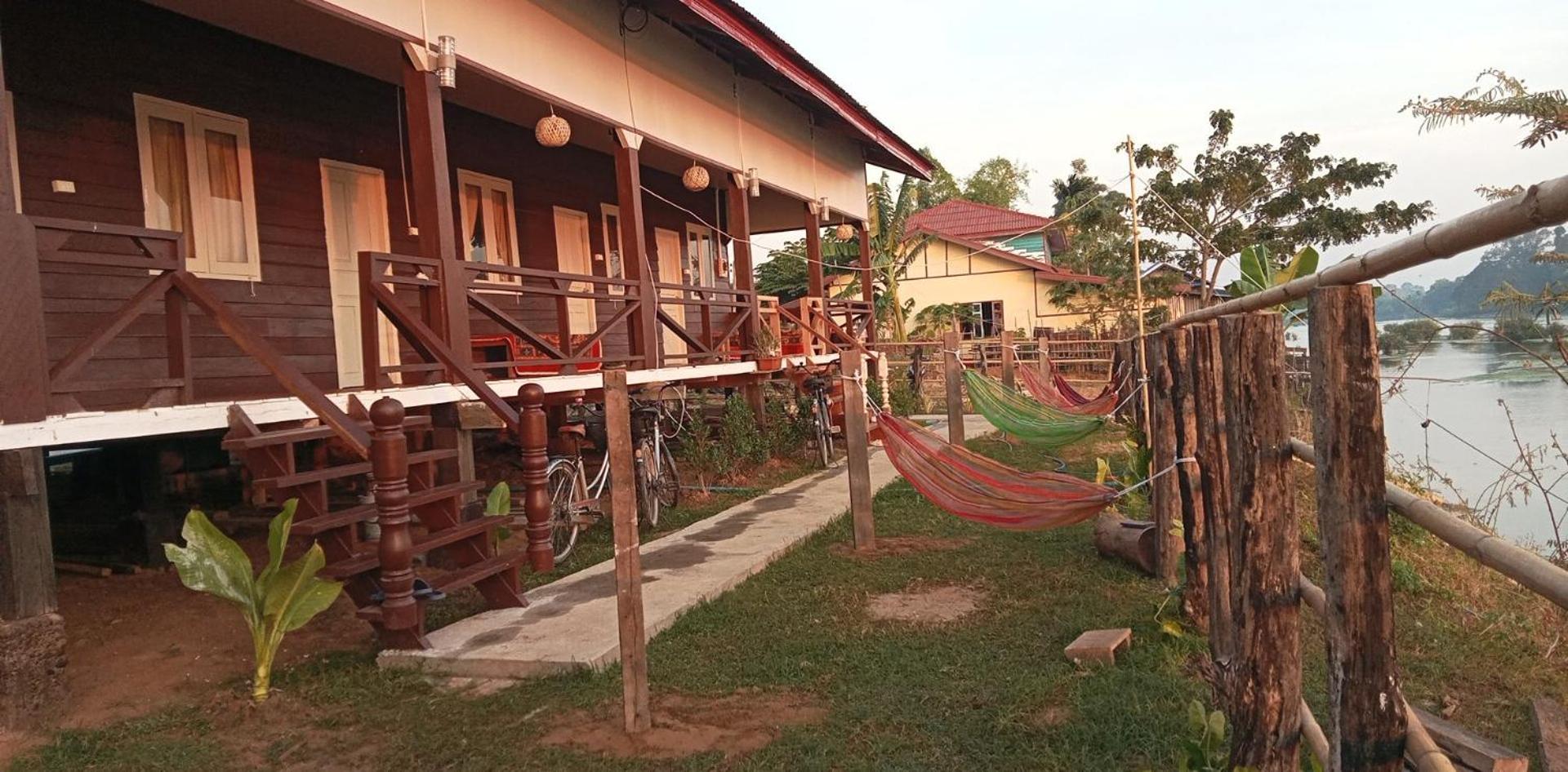 Champa Guesthouse Muang Khong Ngoại thất bức ảnh
